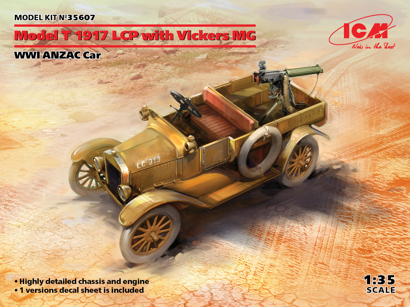 Ford Model T 1917 LCP with Vickers MG