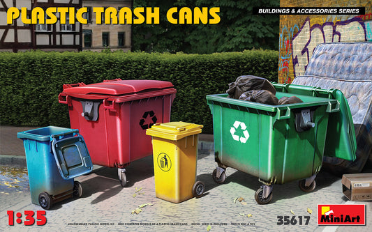 010 - Plastic Trash Bins - primary image