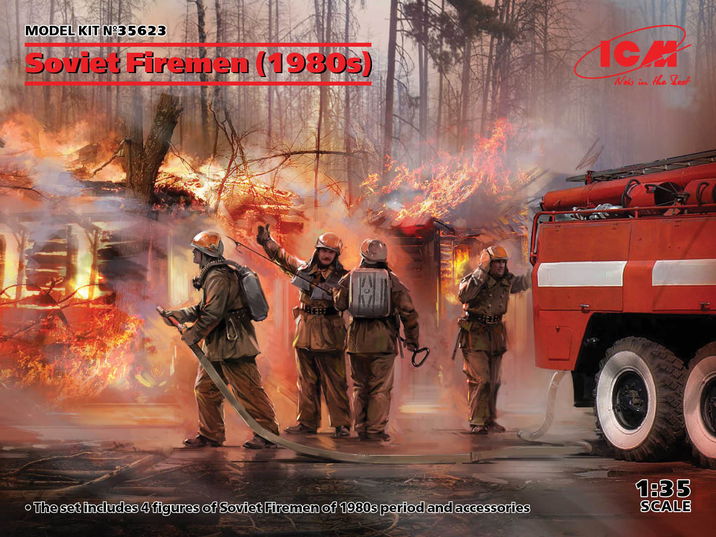 Les pompiers soviétiques (années 198)