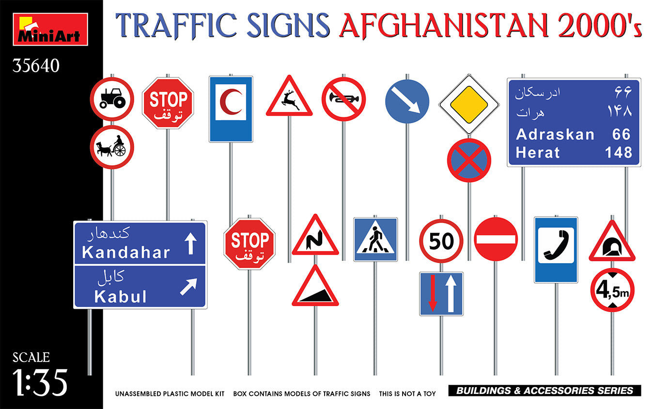 Afghanistan Traffic Signs (200s)