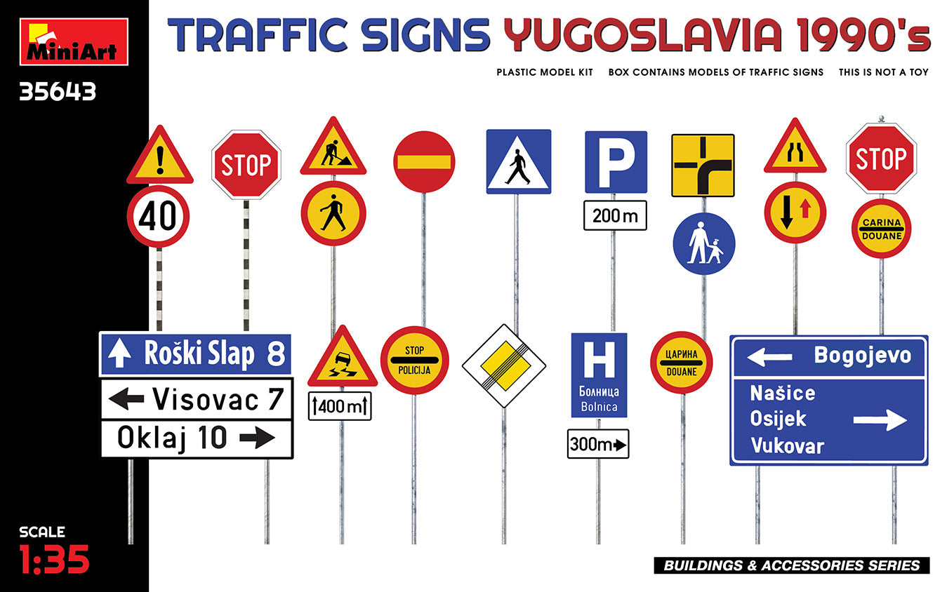 Yugoslavian Traffic Signs (1990s)