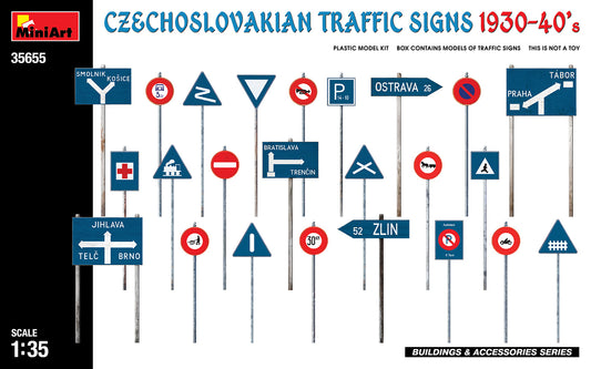 010 - Czechoslovakian Traffic Signs (1930s-40s) - primary image