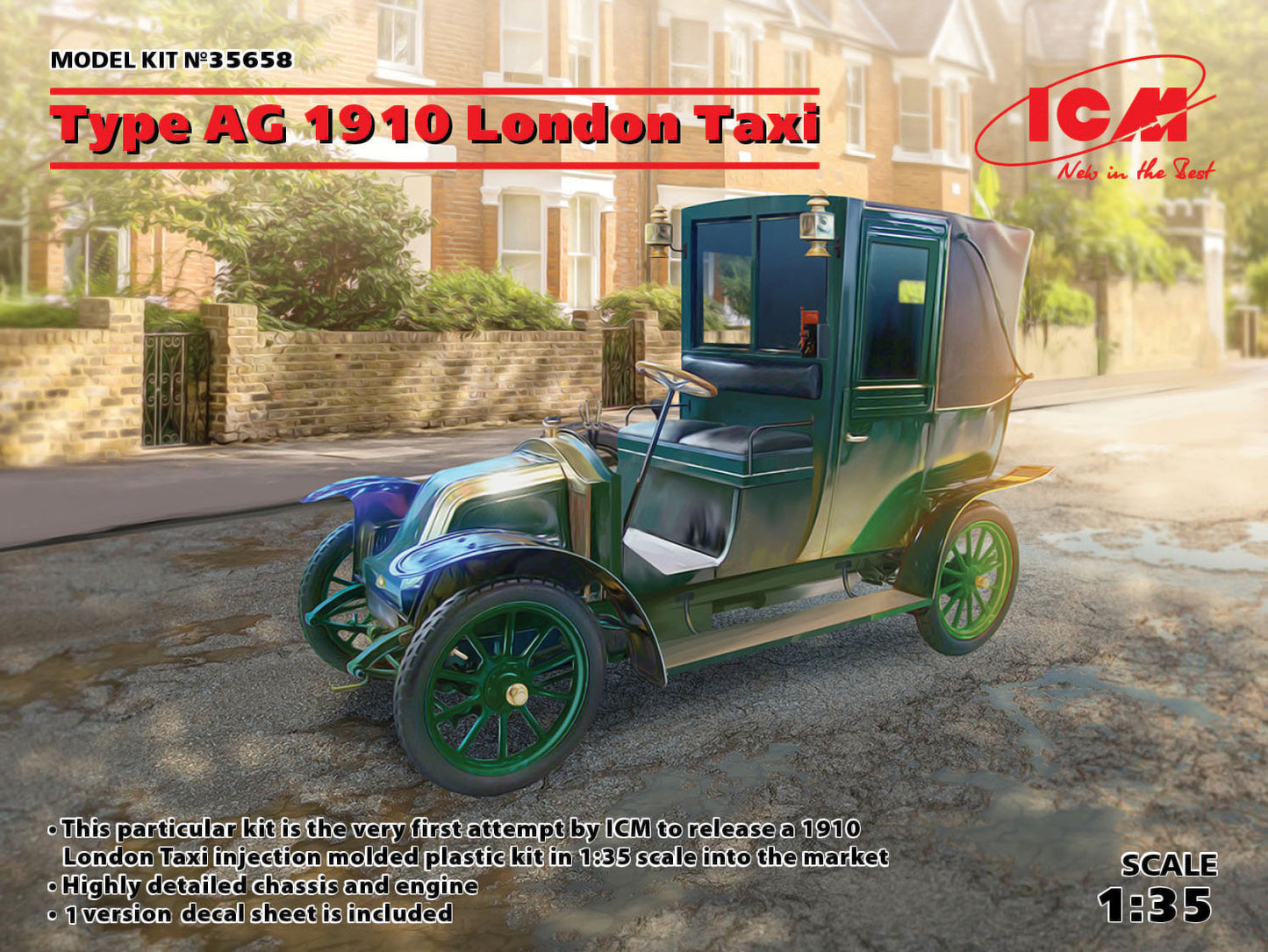 010 - Renault Type AG 1910 London Taxi - primary image