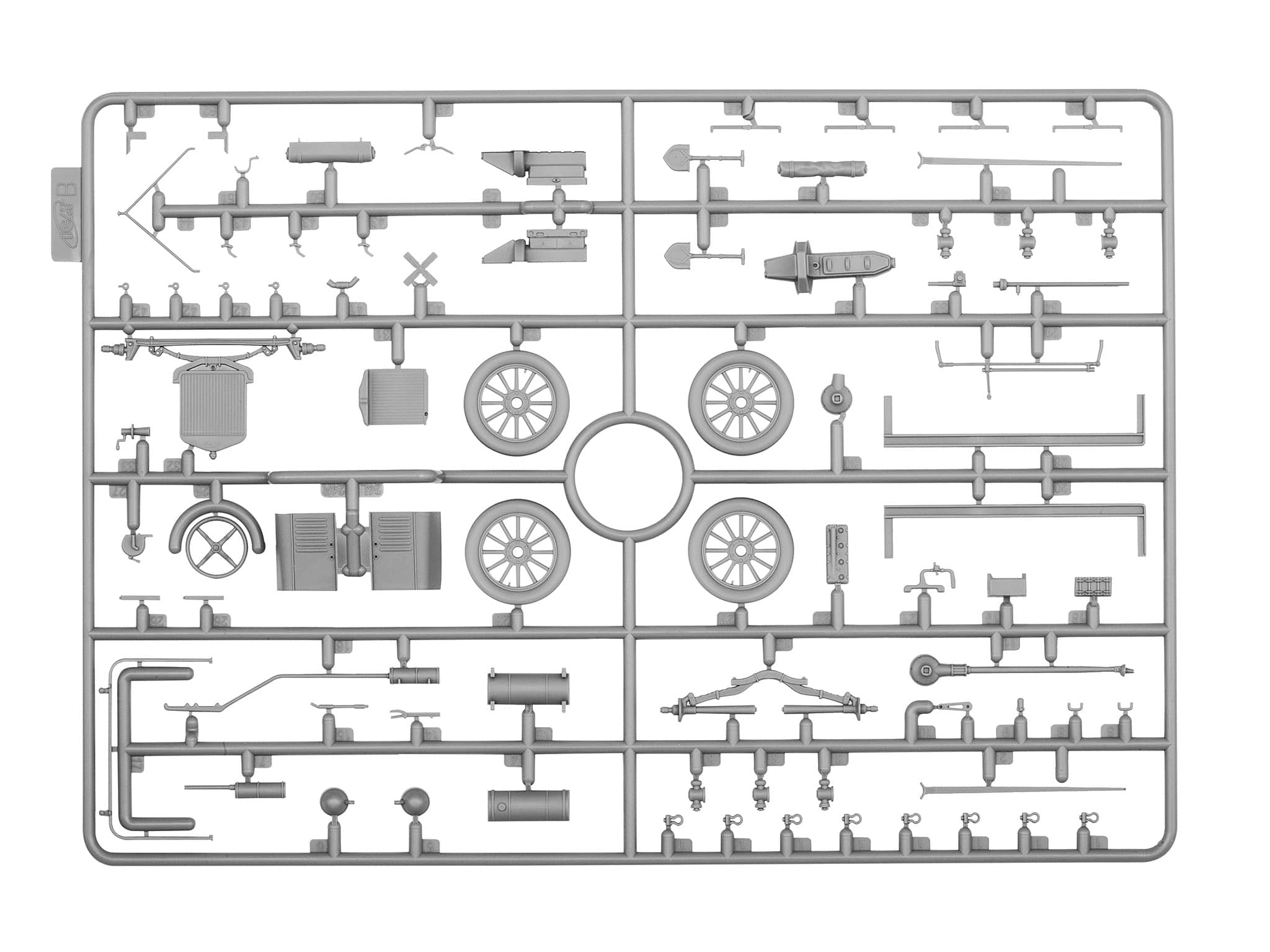 ICM - 35829 - Ford Model T 1918 ‘Doctor on Call’ - sprue