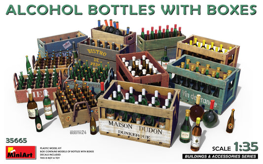 010 - Alcohol Bottles and Crates - primary image