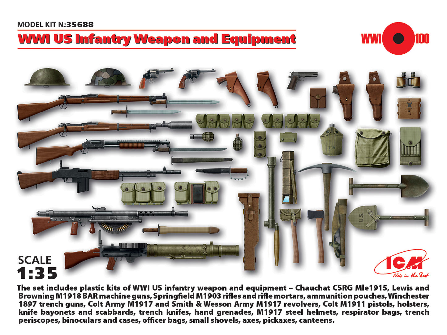 Armes et équipements de l'infanterie des États-Unis