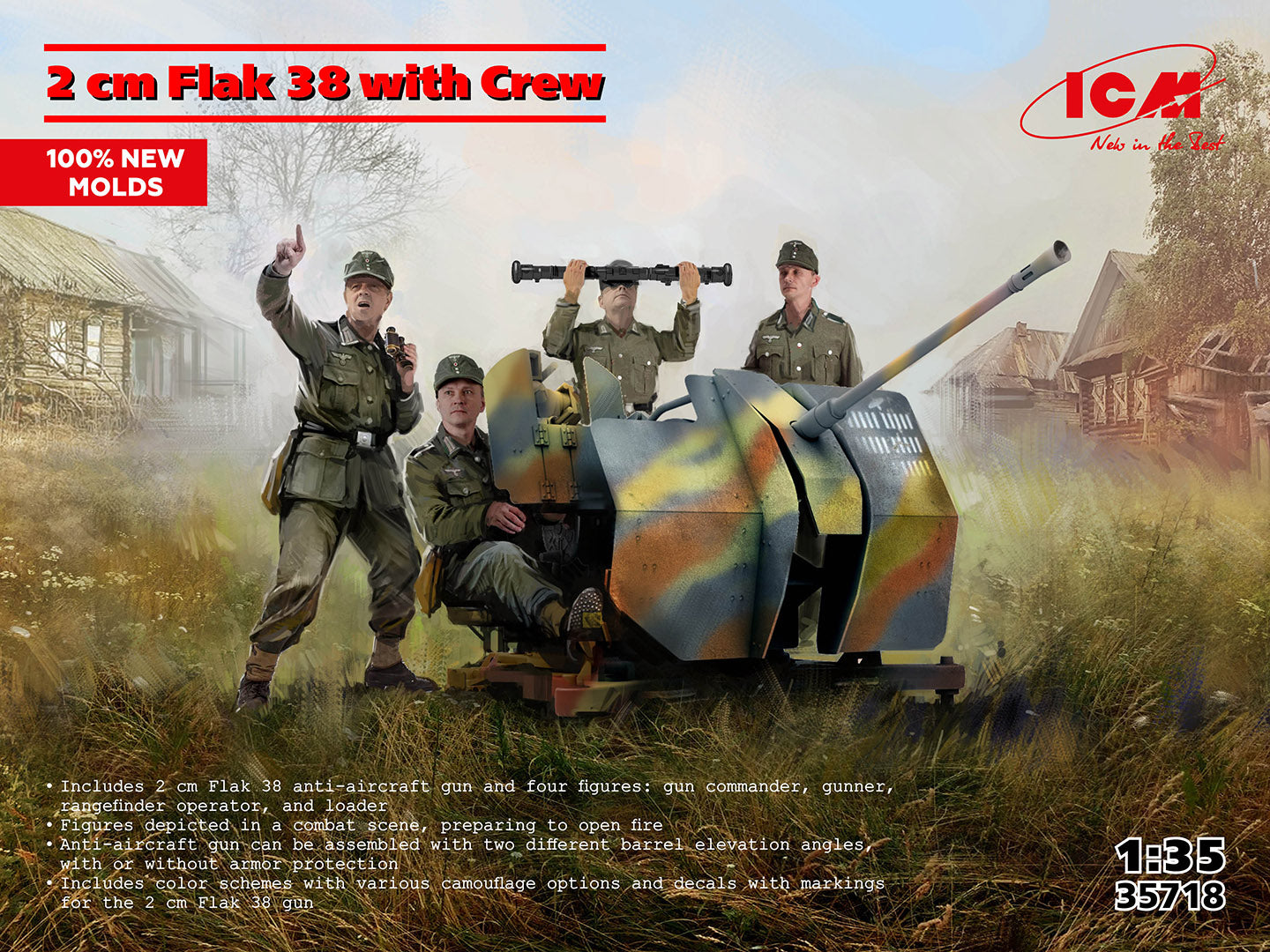 010 - 2cm Flak 38 with Crew - primary image