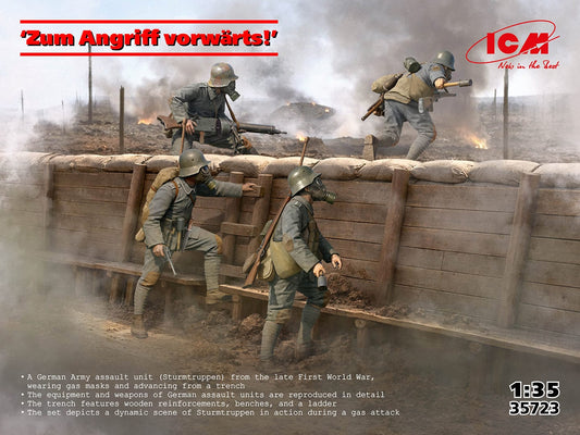 010 - ICM - 35723 - German Sturmtruppen ‘Zum Angriff vorwärts!’ - primary image