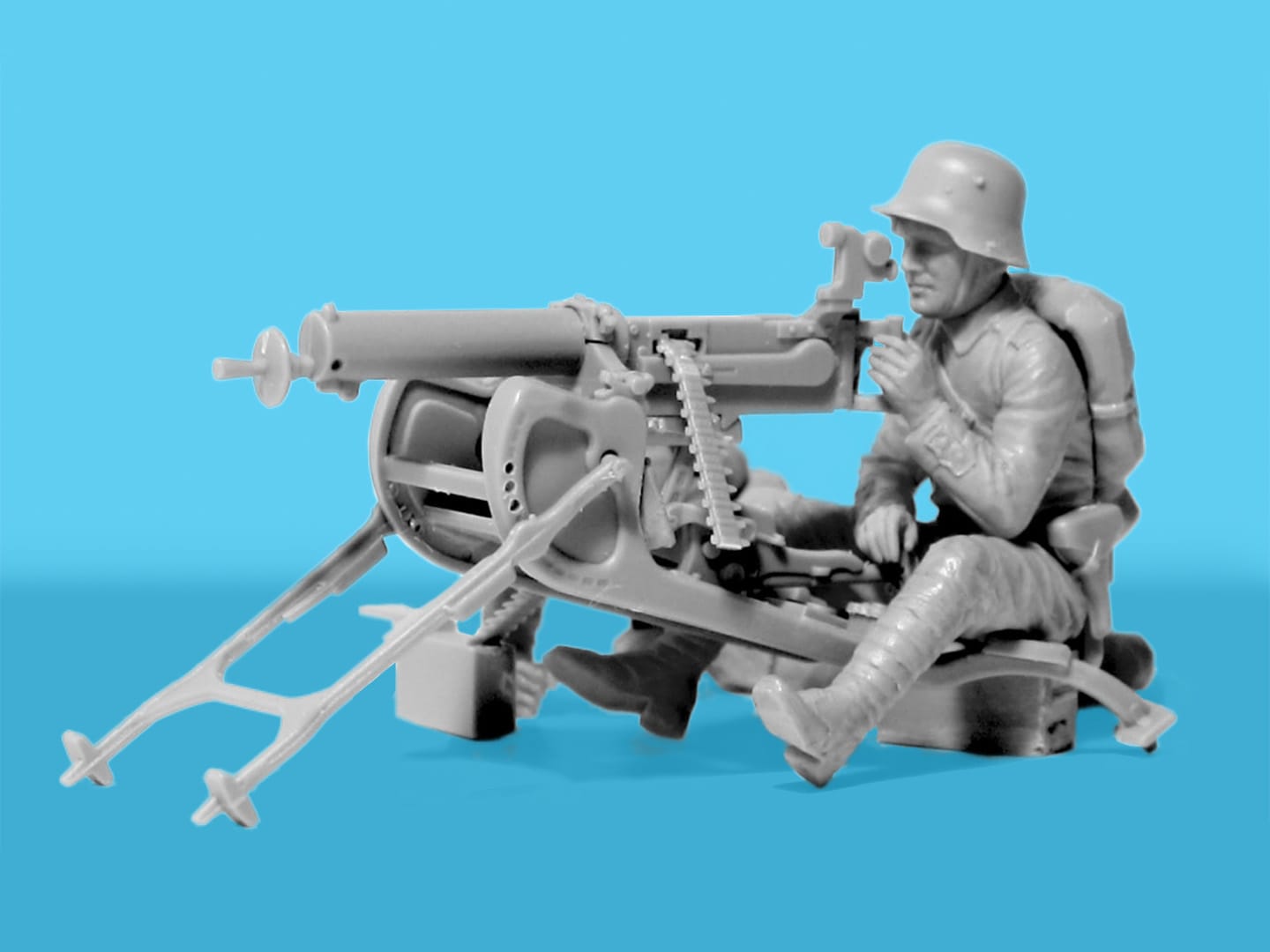 ICM - 35724 - German Tankabwehr (1918) - unpainted model