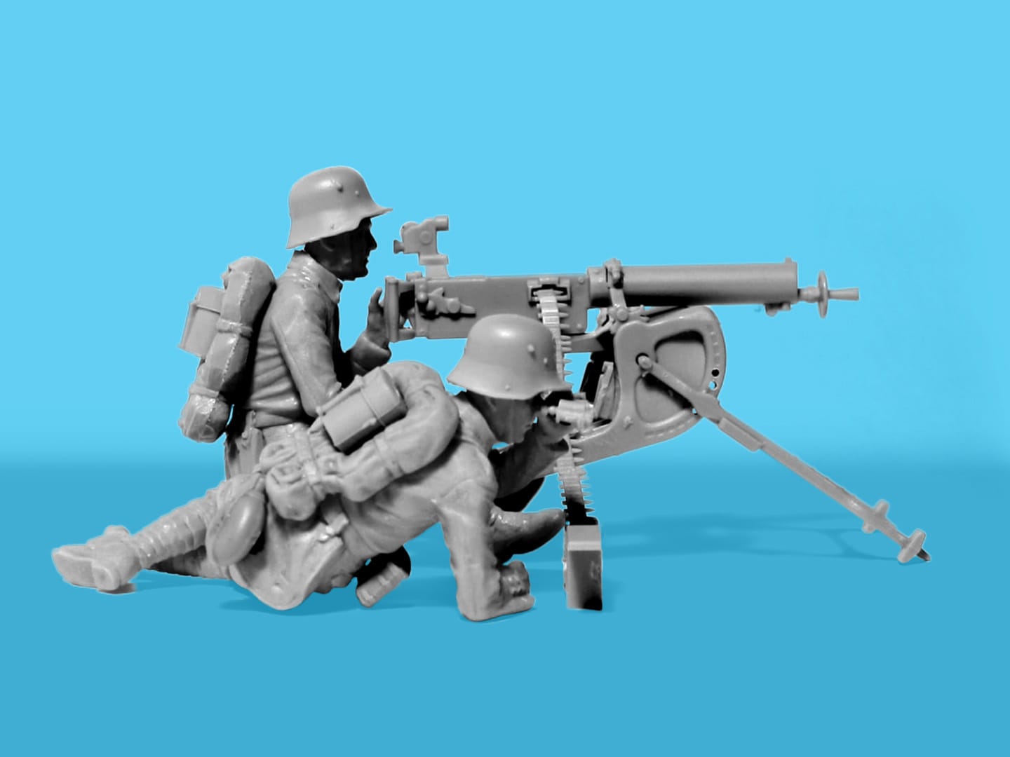 ICM - 35724 - German Tankabwehr (1918) - unpainted model