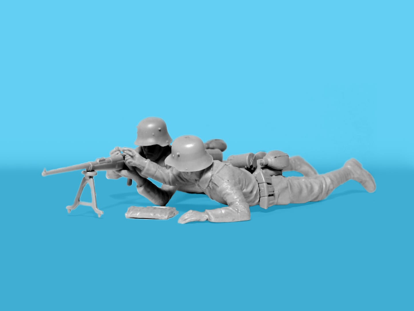 ICM - 35724 - German Tankabwehr (1918) - unpainted model