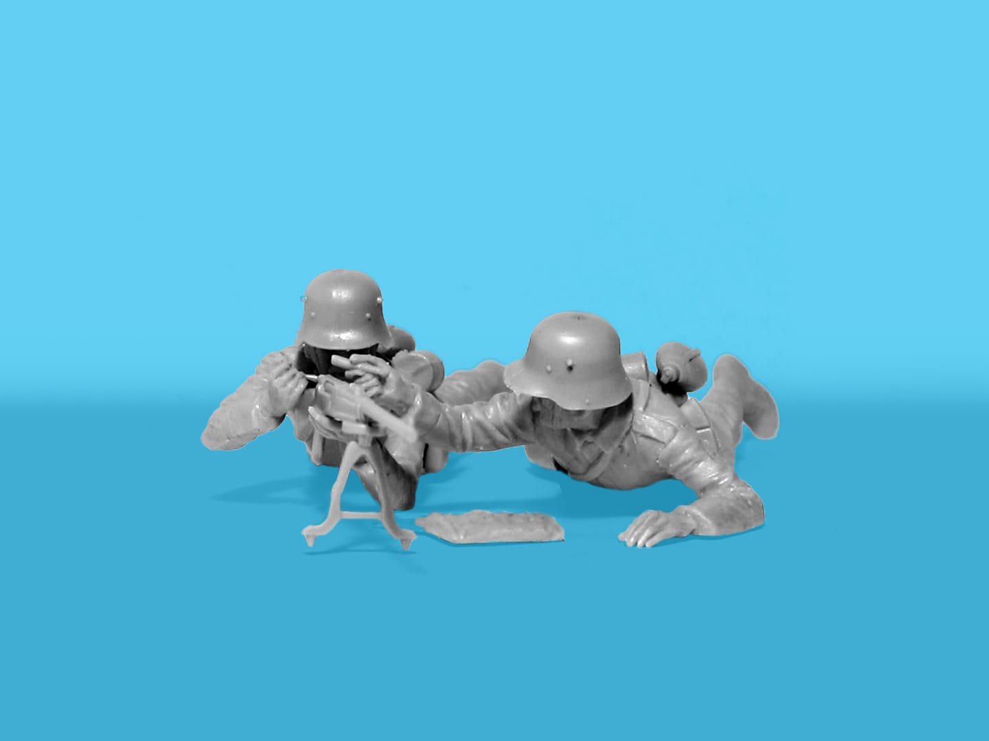 601 - ICM - 35724 - German Tankabwehr (1918) - unpainted model