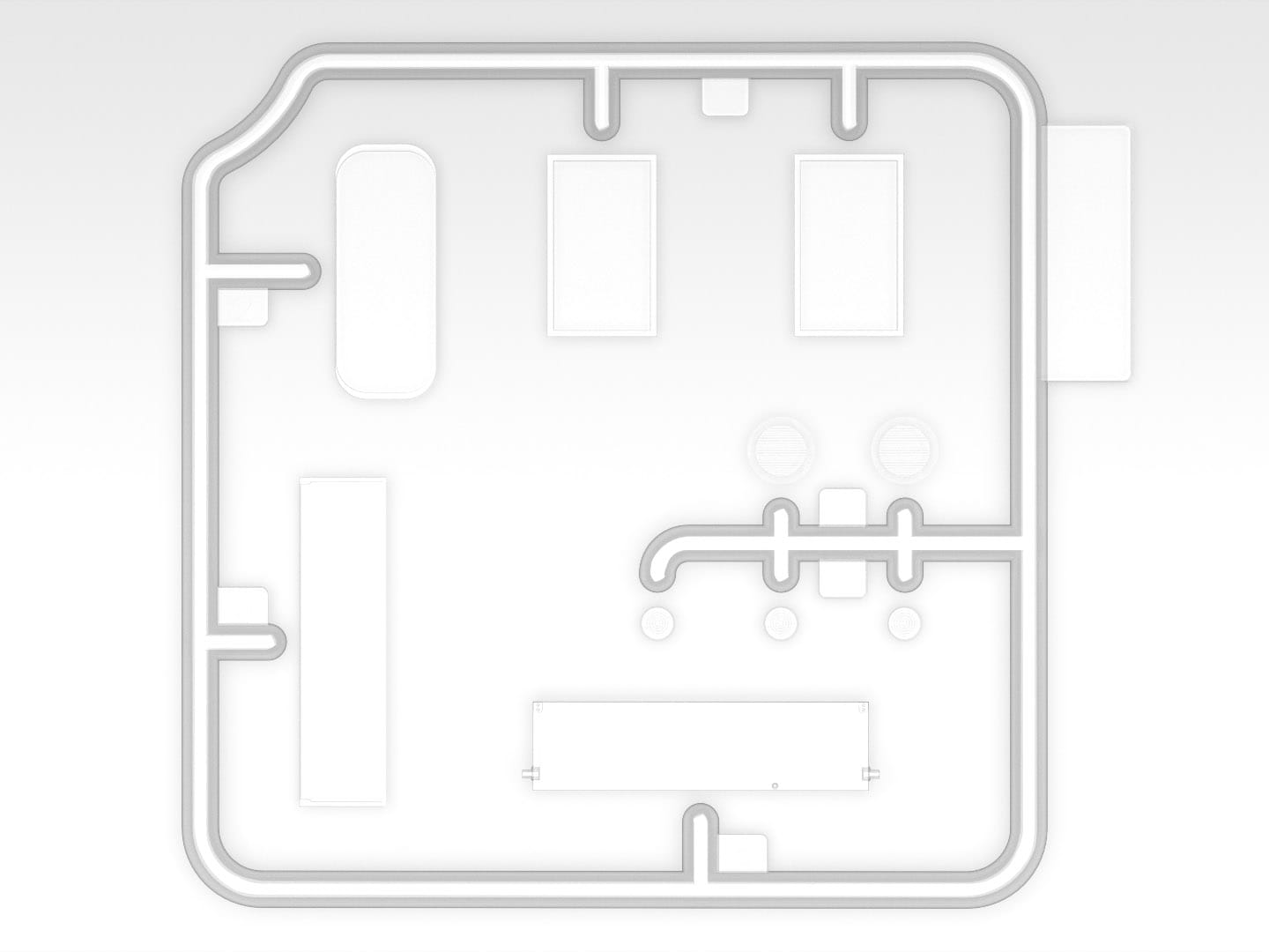 ICM - 35829 - Ford Model T 1918 ‘Doctor on Call’ - sprue