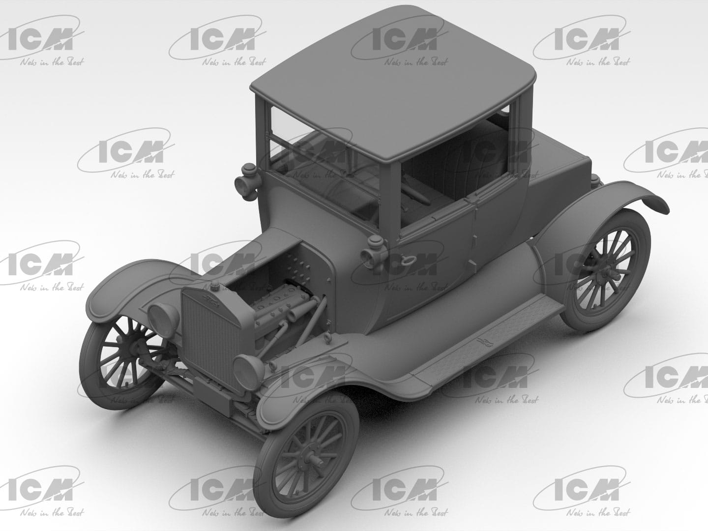 ICM - 35830 - Ford Model T 1918 ‘Doctor’s Coupe’ - digital model