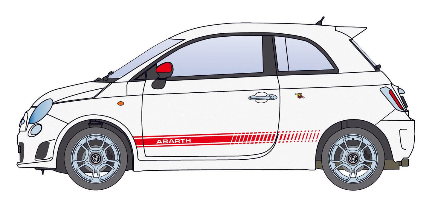 300 - Italeri - 3674 - Fiat 500 Abarth (2008) - paint schemes