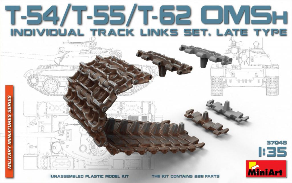 Liens de chenilles OMSh T-54 / T-55 / T-62 (fin)