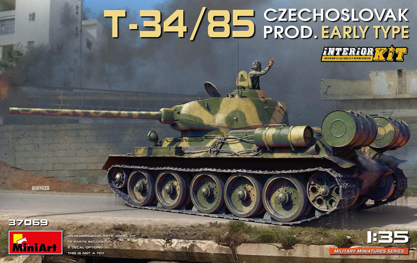 T-34-85CZ (early) with Interior