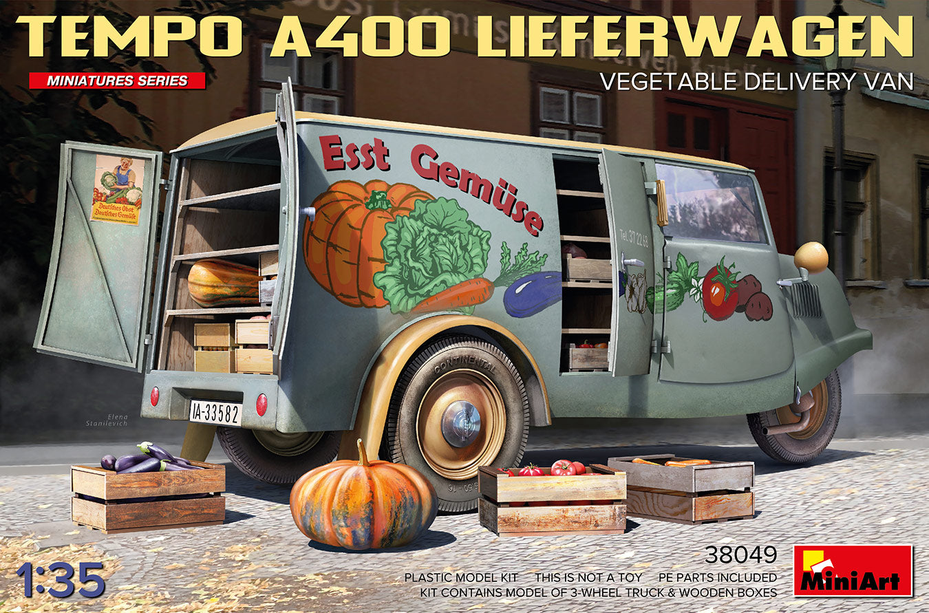 Tempo A40 Lieferwagen Grocery Delivery Van