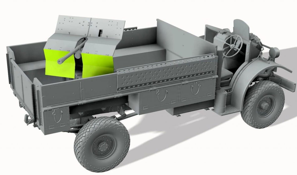 508 - Thunder Model - TM35312 - LRDG Ford F30 Gun Truck with OQF 37mm Mk I - digital model