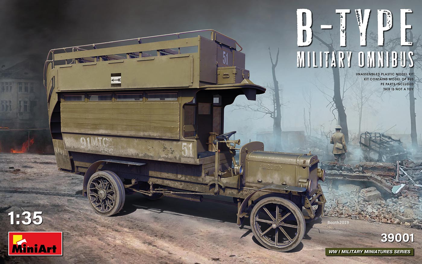 Omnibus militaire LGOC de type B