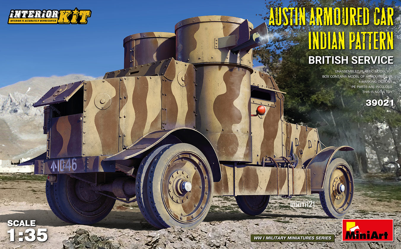 Austin obr. 1918 Armoured Car with Interior (India)