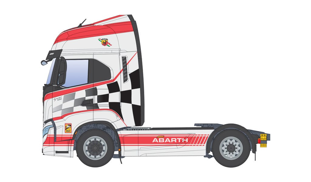 Italeri - 3976 - IVECO Stralis S-Way XP Abarth - paint schemes