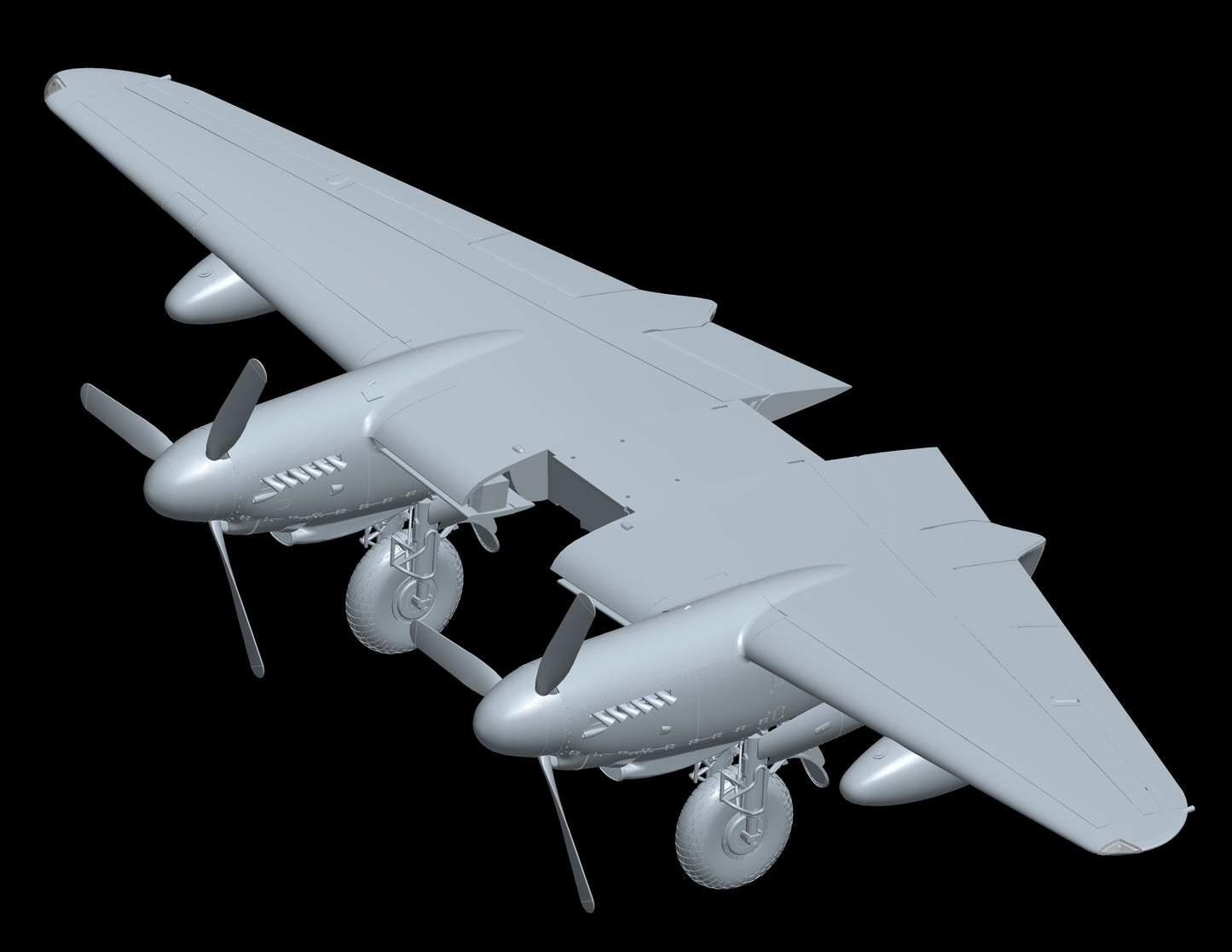 502 - HK Models - 01E016 - de Havilland Mosquito B Mk IX / XVI - digital model