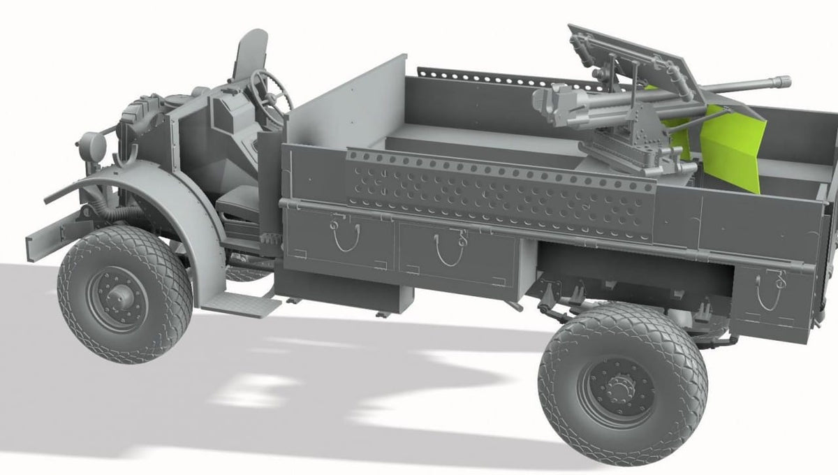 509 - Thunder Model - TM35312 - LRDG Ford F30 Gun Truck with OQF 37mm Mk I - digital model