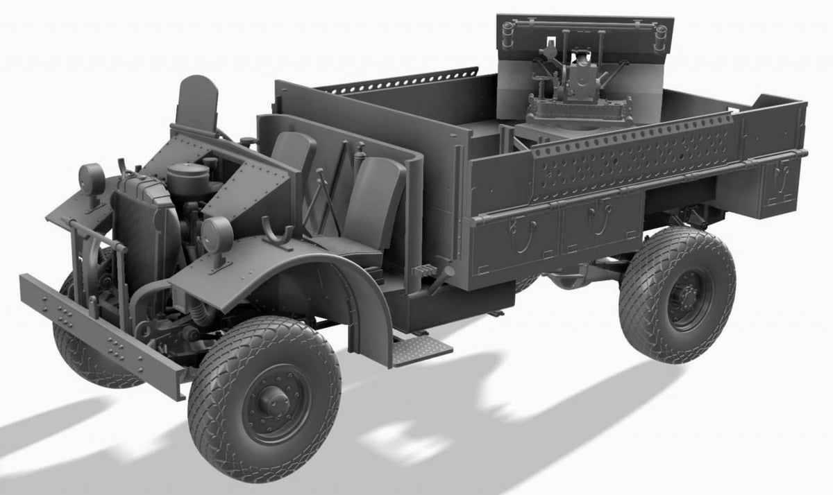505 - Thunder Model - TM35312 - LRDG Ford F30 Gun Truck with OQF 37mm Mk I - digital model