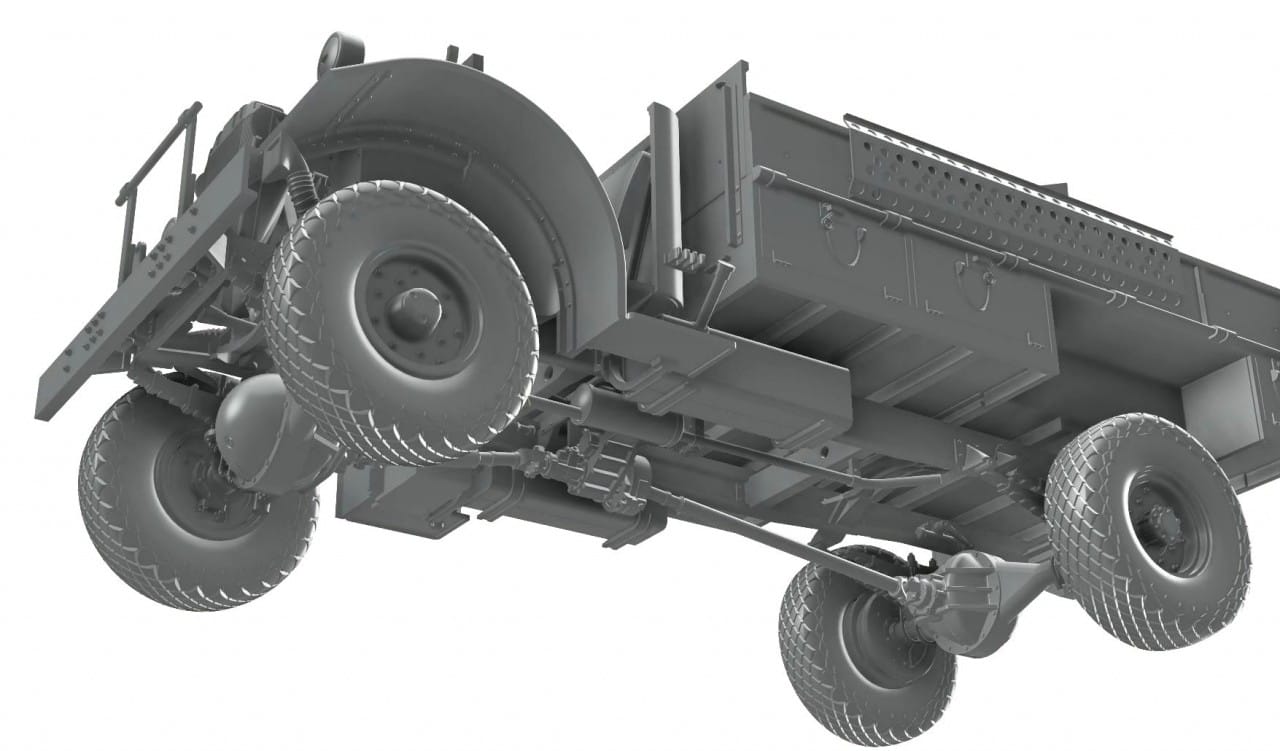 Thunder Model - TM35312 - LRDG Ford F30 Gun Truck with OQF 37mm Mk I - digital model
