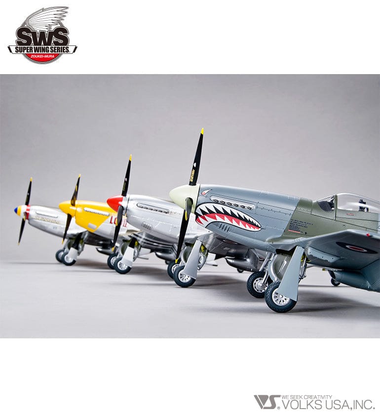 Zoukei-Mura - SWS09 - North American Mustang Mk IVa / P-51D/K Mustang - painted model