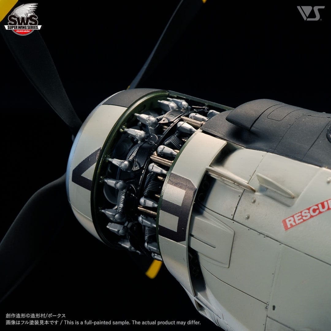 704 - Zoukei-Mura - SWS15 - Douglas A-1H Skyraider - painted model