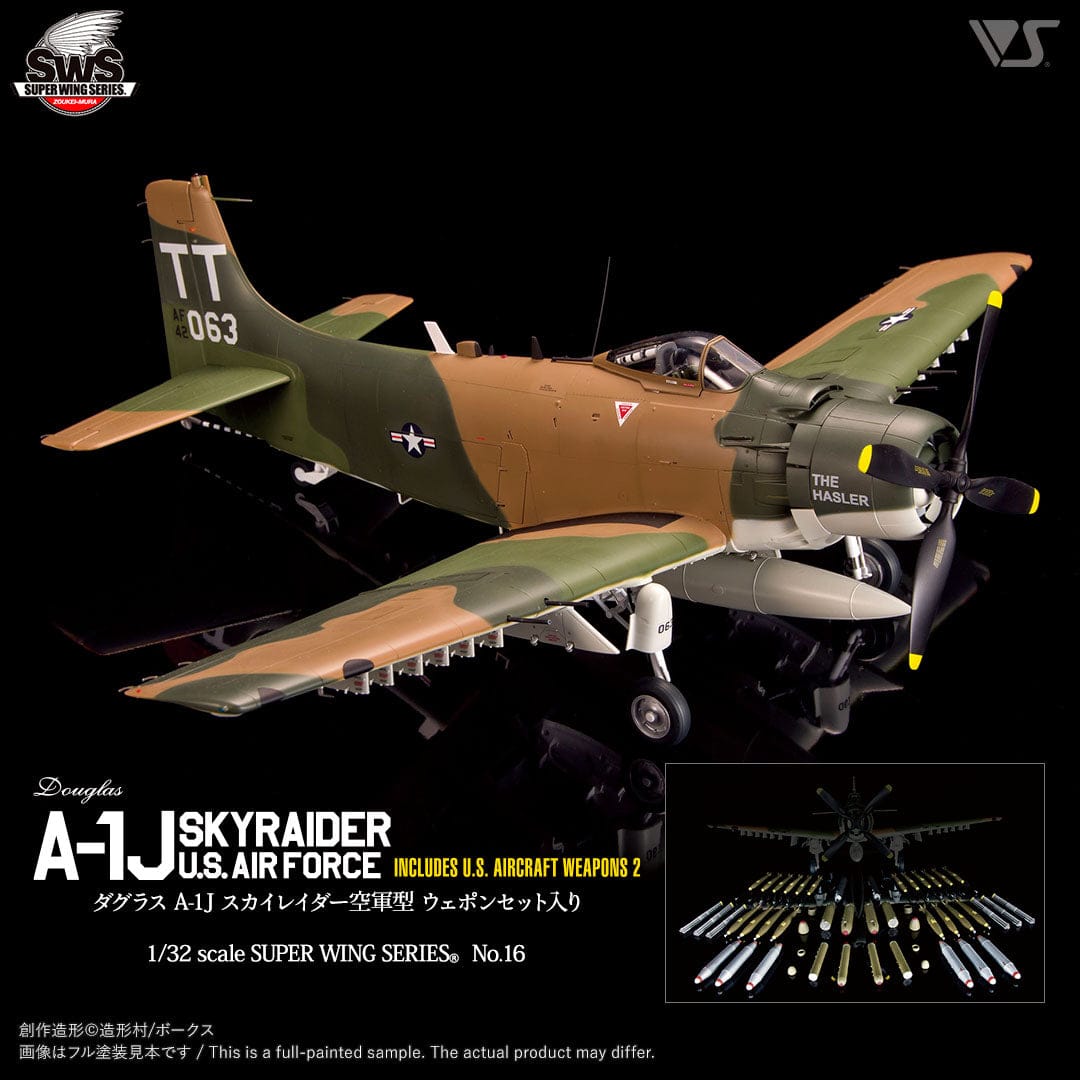 Zoukei-Mura - SWS16 - Douglas A-1J Skyraider - painted model