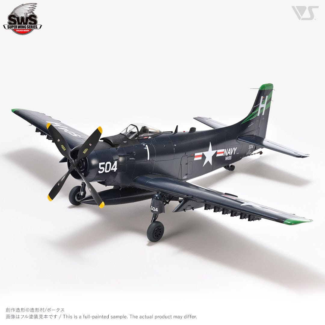 700 - Zoukei-Mura - SWS23 - Douglas AD-6 / A-1H Skyraider - painted model