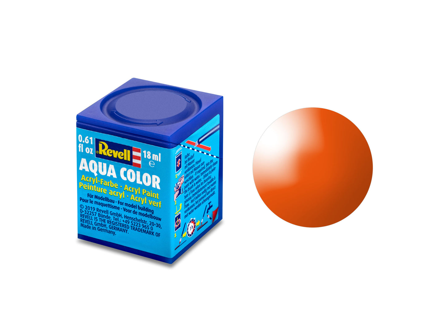 010 - Revell Aqua Color Orange Gloss - primary image