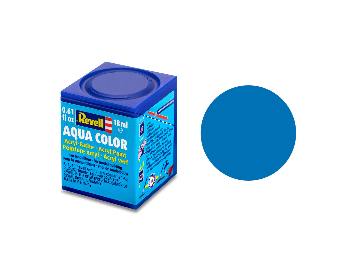 010 - Revell Aqua Color Blue Matt - primary image