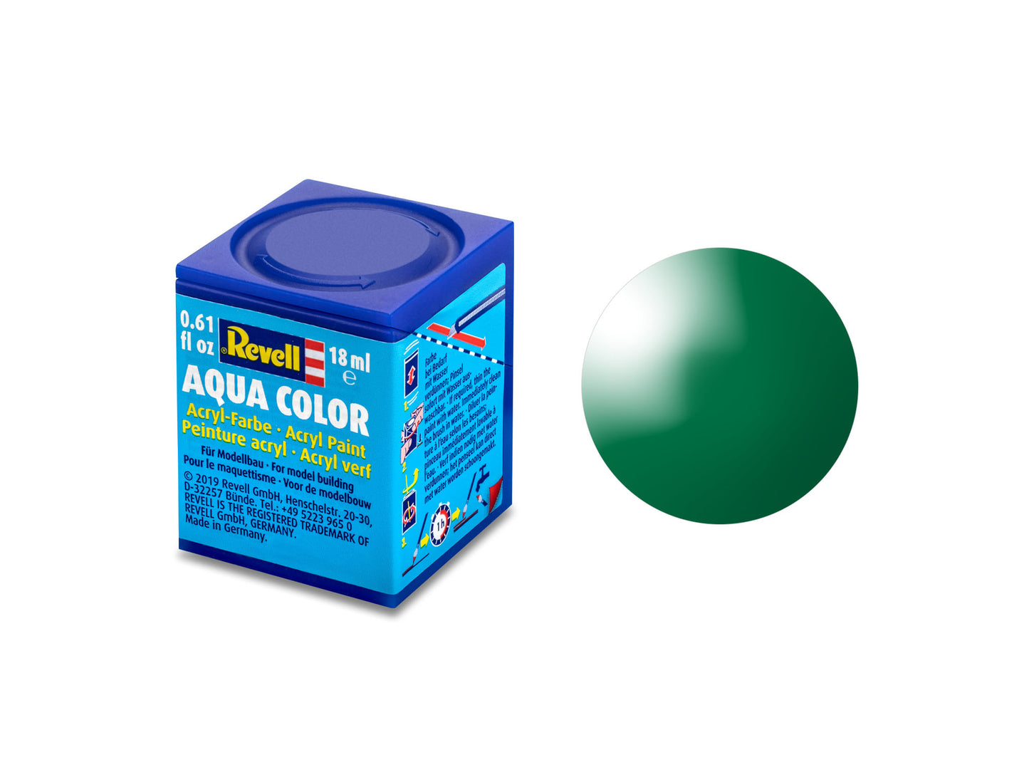 010 - Revell Aqua Color Emerald Green Gloss - primary image