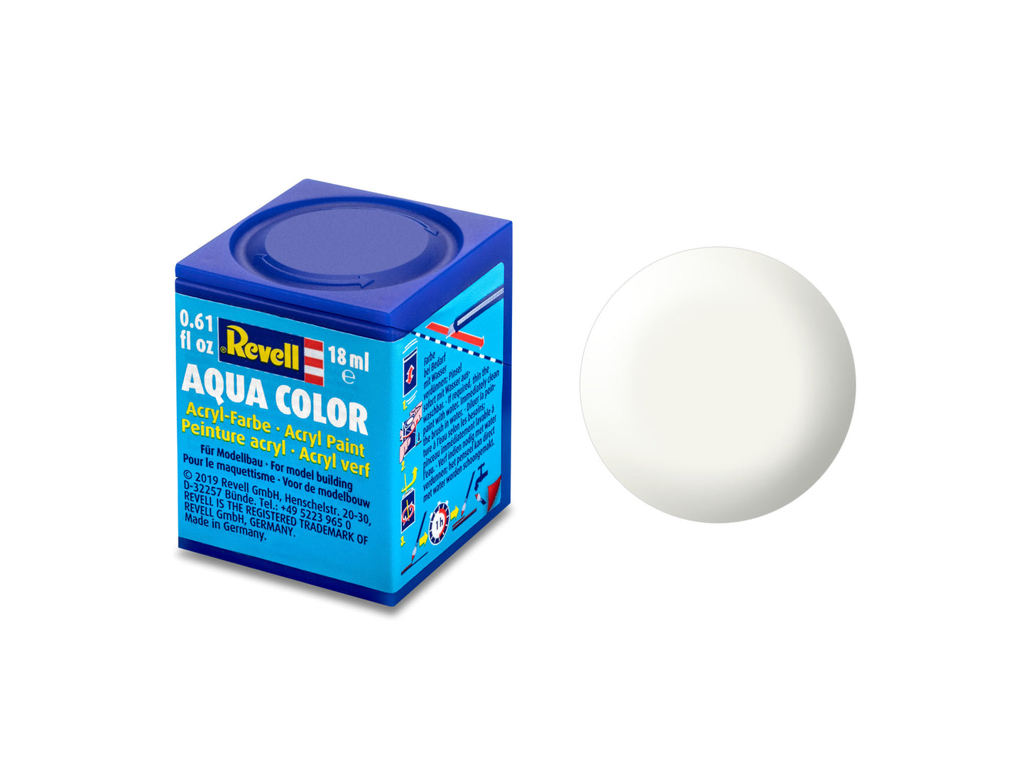 010 - Revell Aqua Color White Silk - primary image