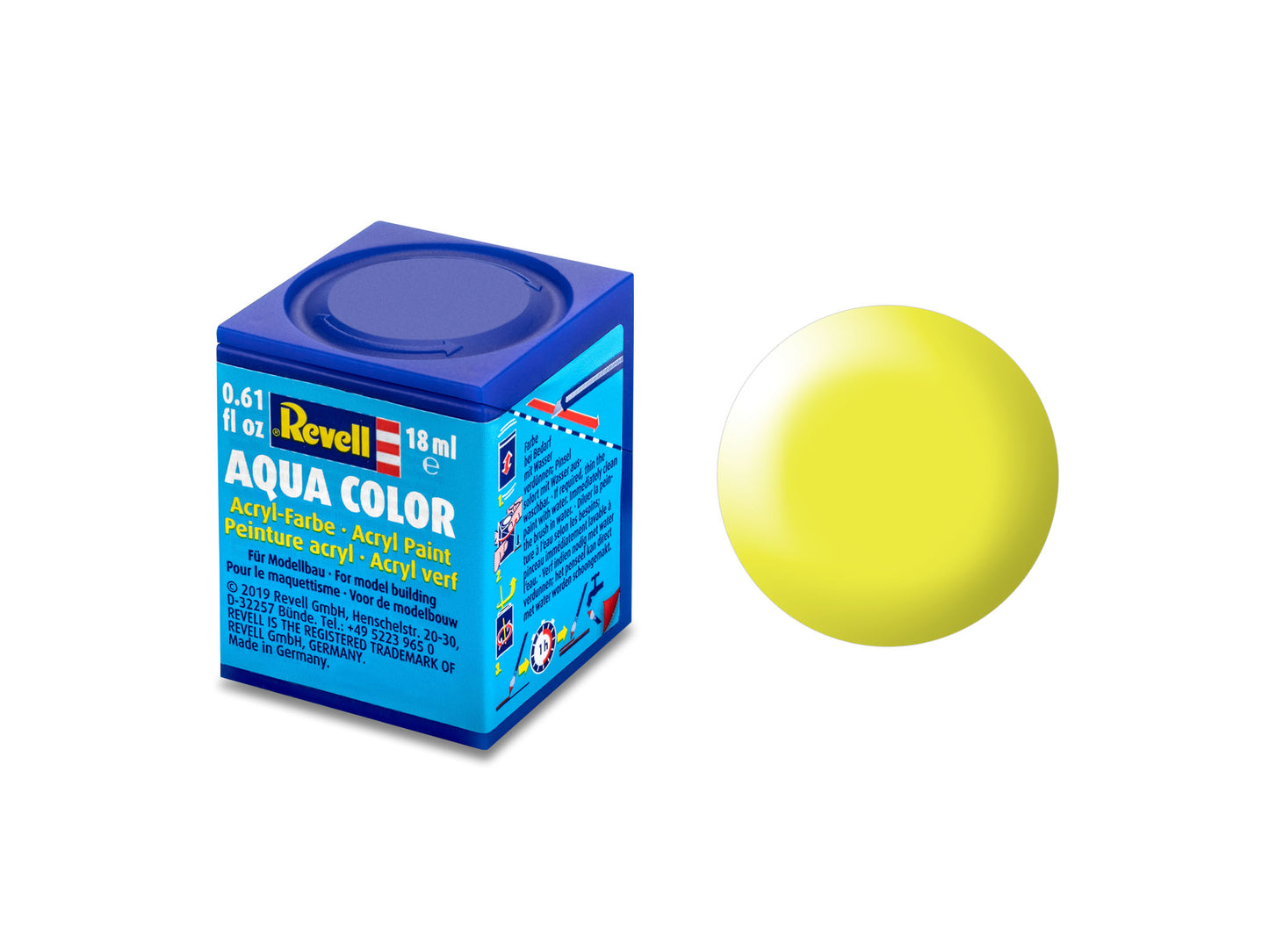 010 - Revell Aqua Color Luminous Yellow Silk - primary image