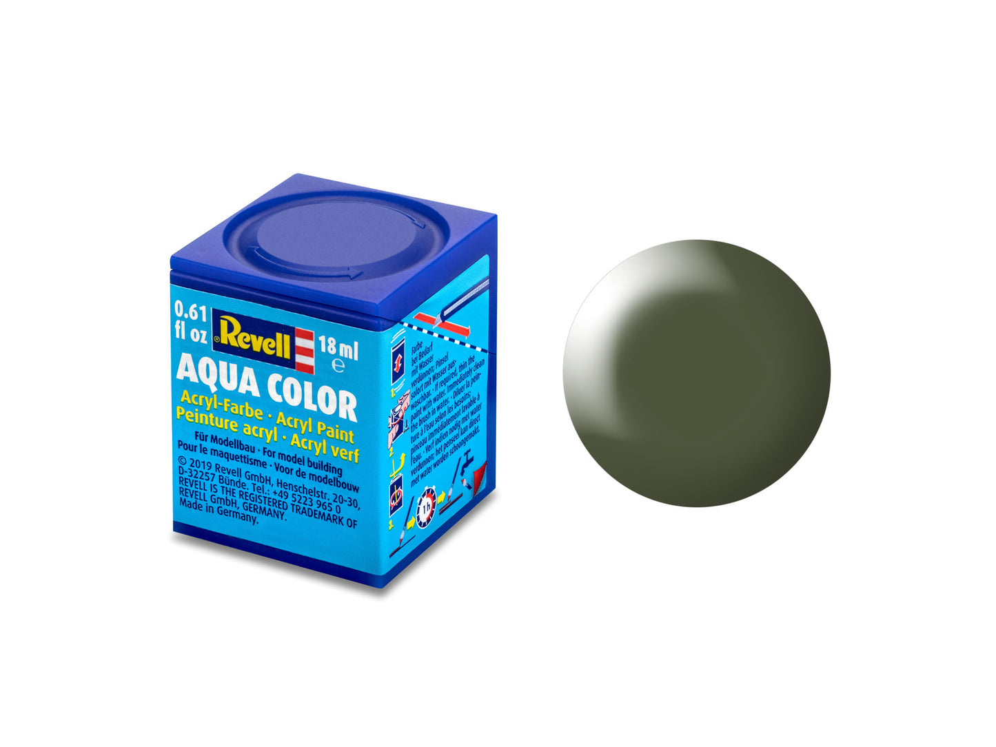 010 - Revell Aqua Color Olive Green Silk - primary image