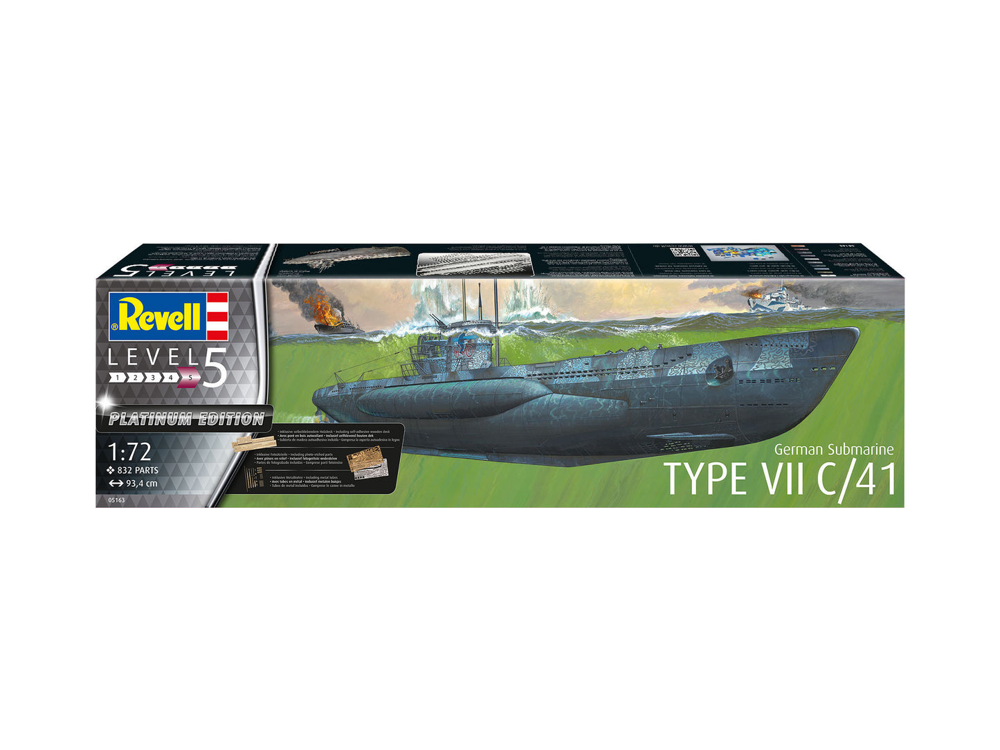 Type VIIC/41 U-Boat [platinum edition]