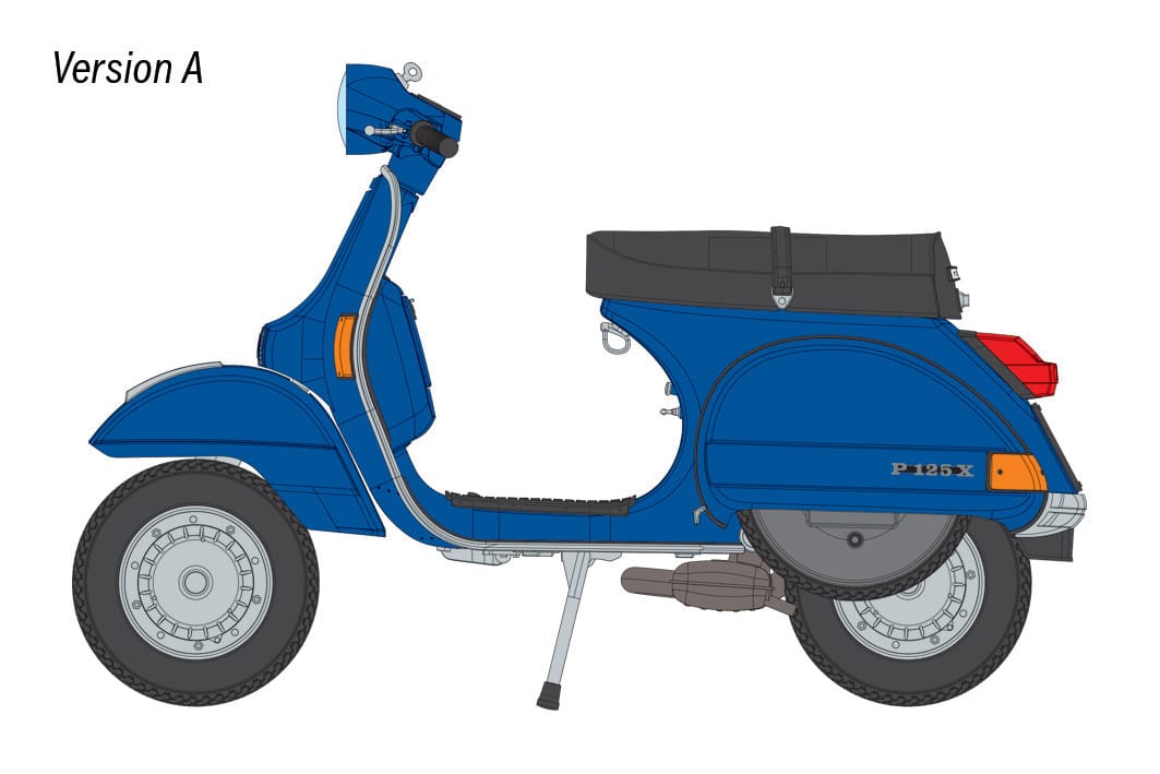 300 - Italeri - 4645 - Vespa PX 125/150 (1978) - paint schemes