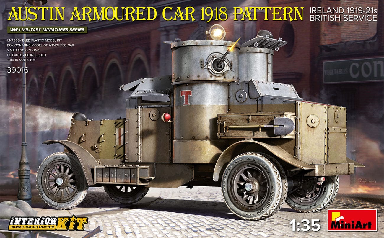 010 - Miniart - 39016 - Austin obr. 1918 Armoured Car with Interior (Ireland) - primary image