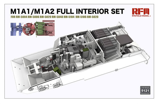 010 - Rye Field Model - 5121 - M1A1/A2 Abrams Interior Upgrade Kit - primary image