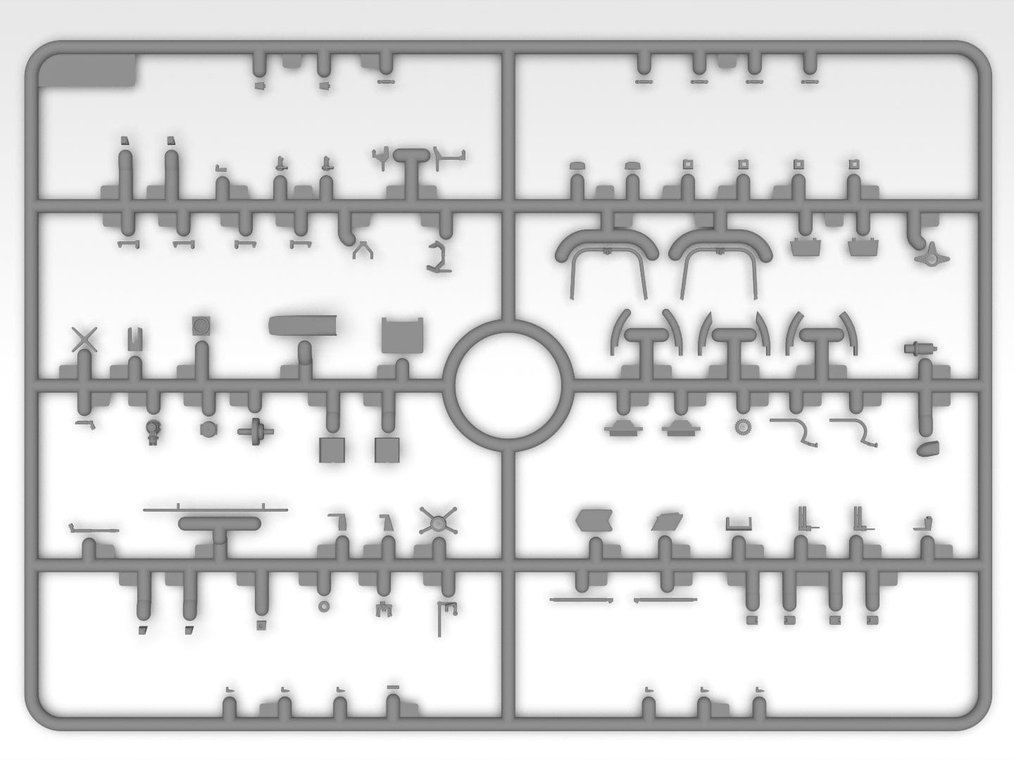201 - ICM - 48369 - MD MH-6J Little Bird - sprue