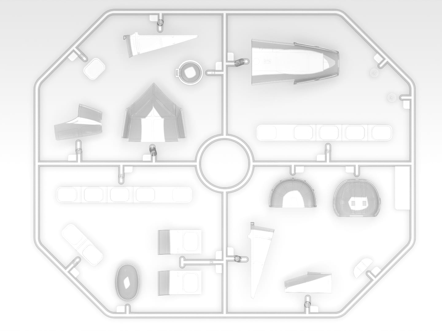 ICM - 48331 - Lockheed Hudson Mk III - sprue