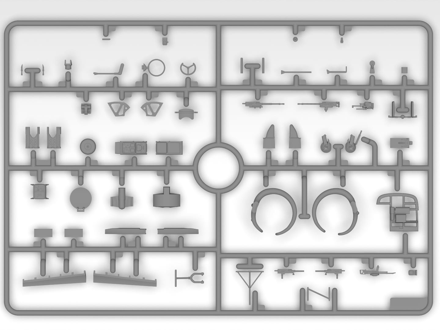 ICM - 48331 - Lockheed Hudson Mk III - sprue