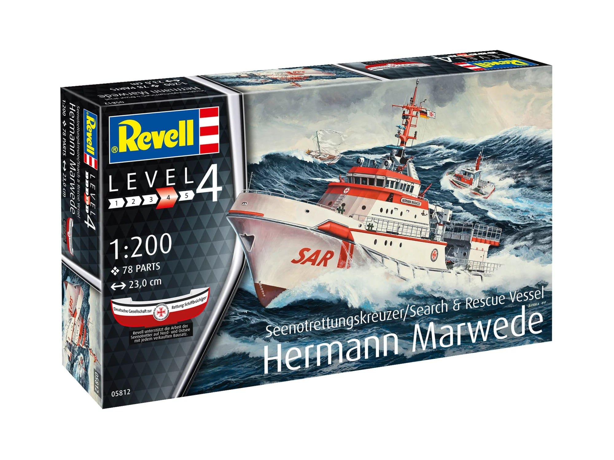 Revell - 05812 - Hermann Marwede (SK29) - box front right angle