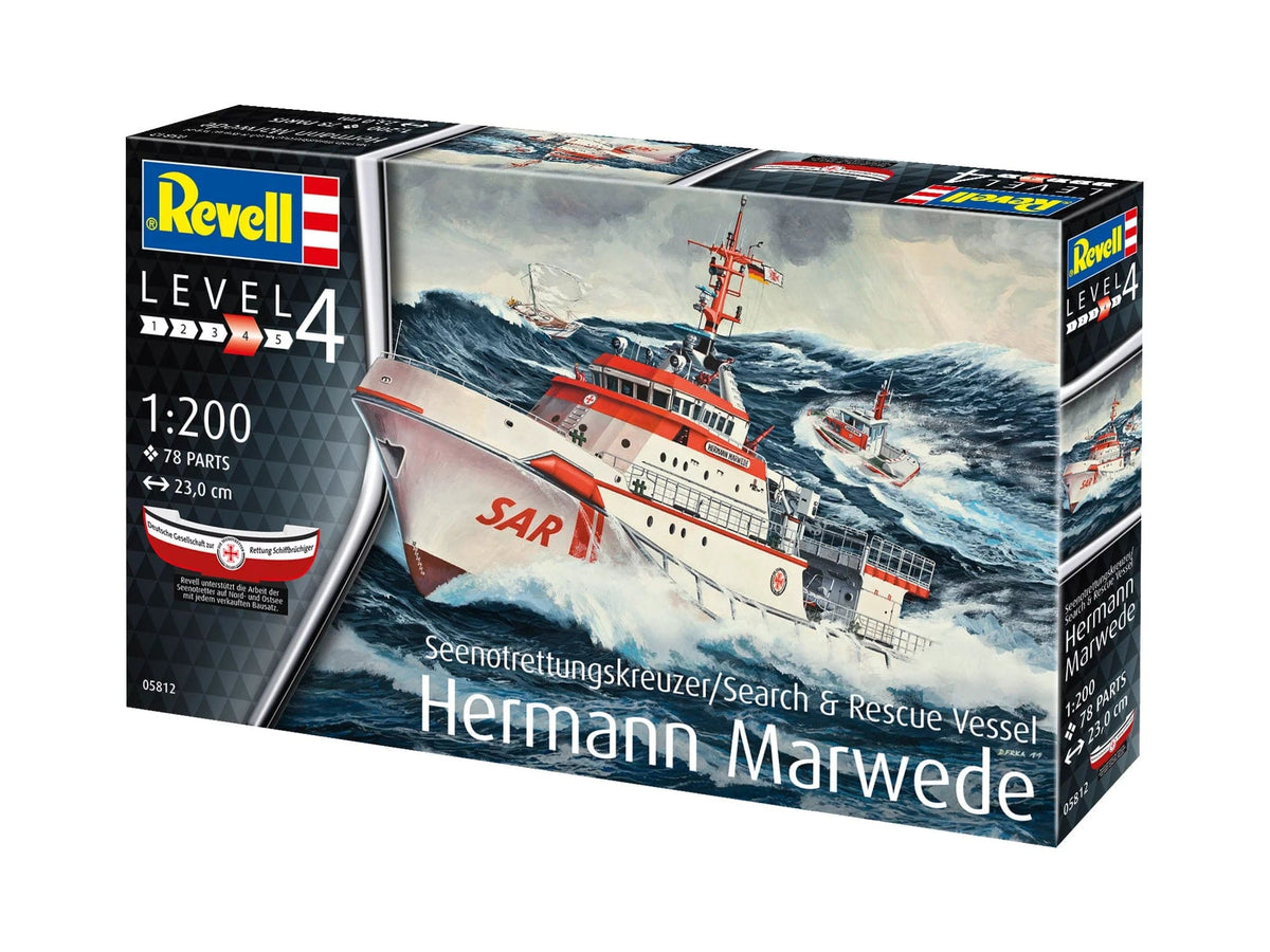 101 - Revell - 05812 - Hermann Marwede (SK29) - box front left angle