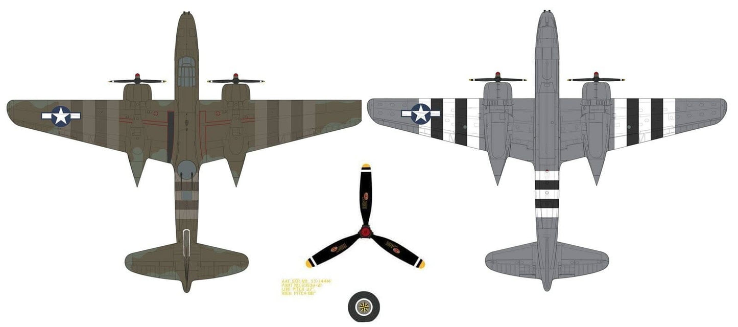 302 - HK Models - 01E039 - Douglas A-20G Havoc - paint schemes